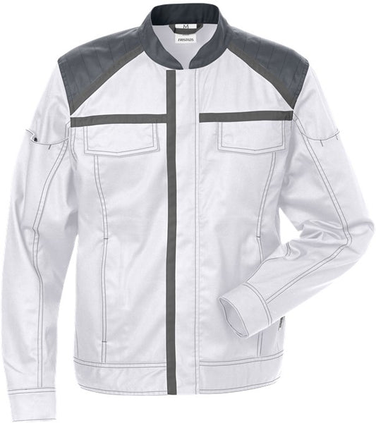 Fristads 129529 Damenjacke 4556 STFP Weiß/Grau