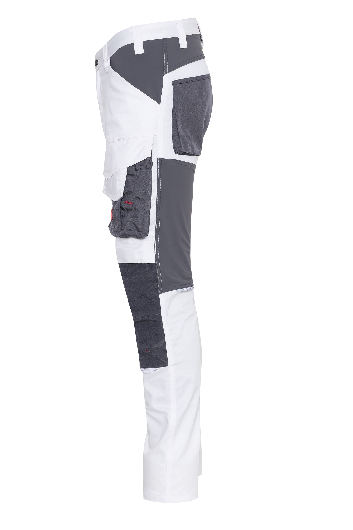 Ekimtex Premium Stretch Arbeitshose Weiss/Grau
