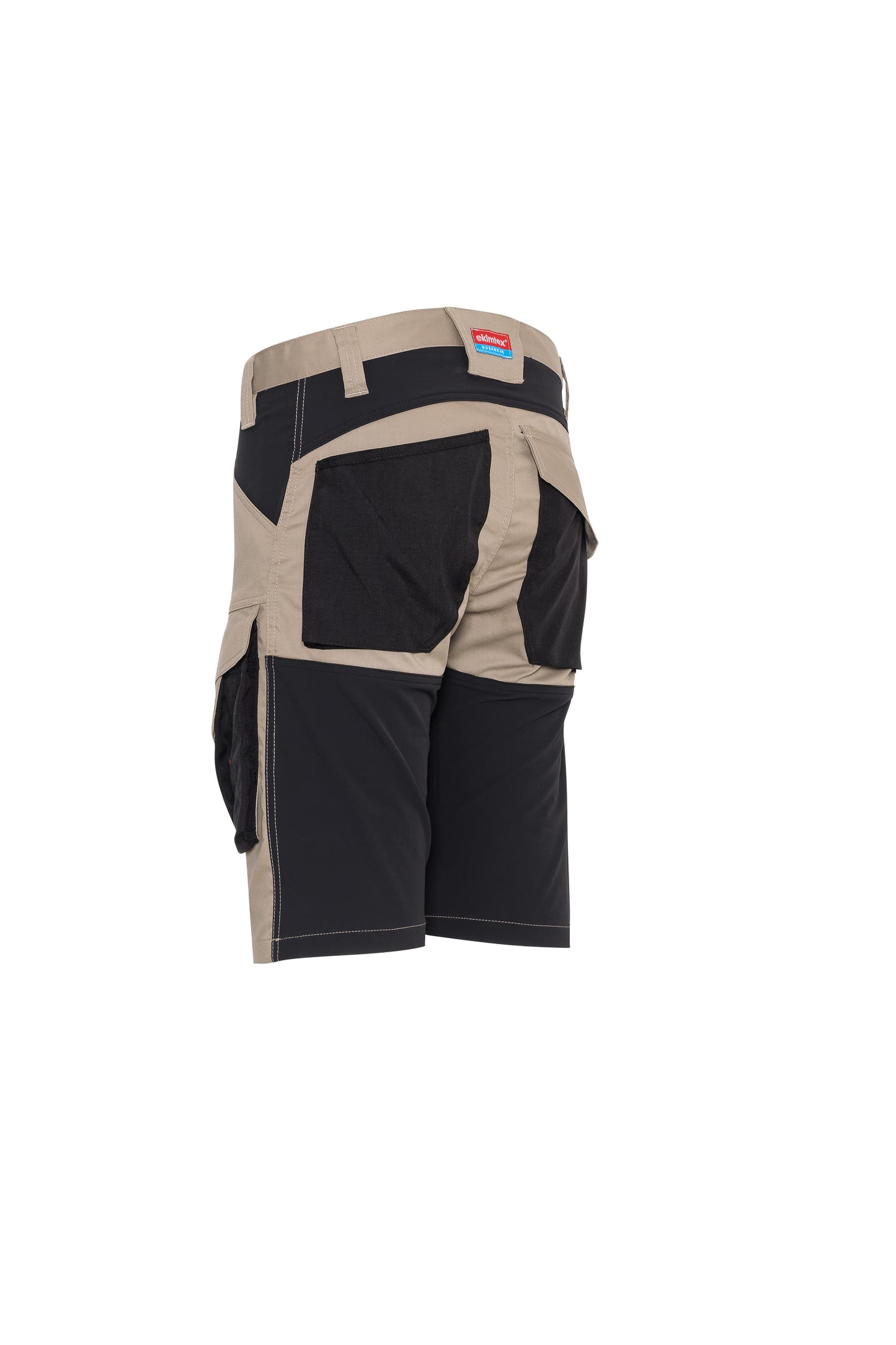 Ekimtex Premium Kurze Arbeitshose Khaki/Schwarz