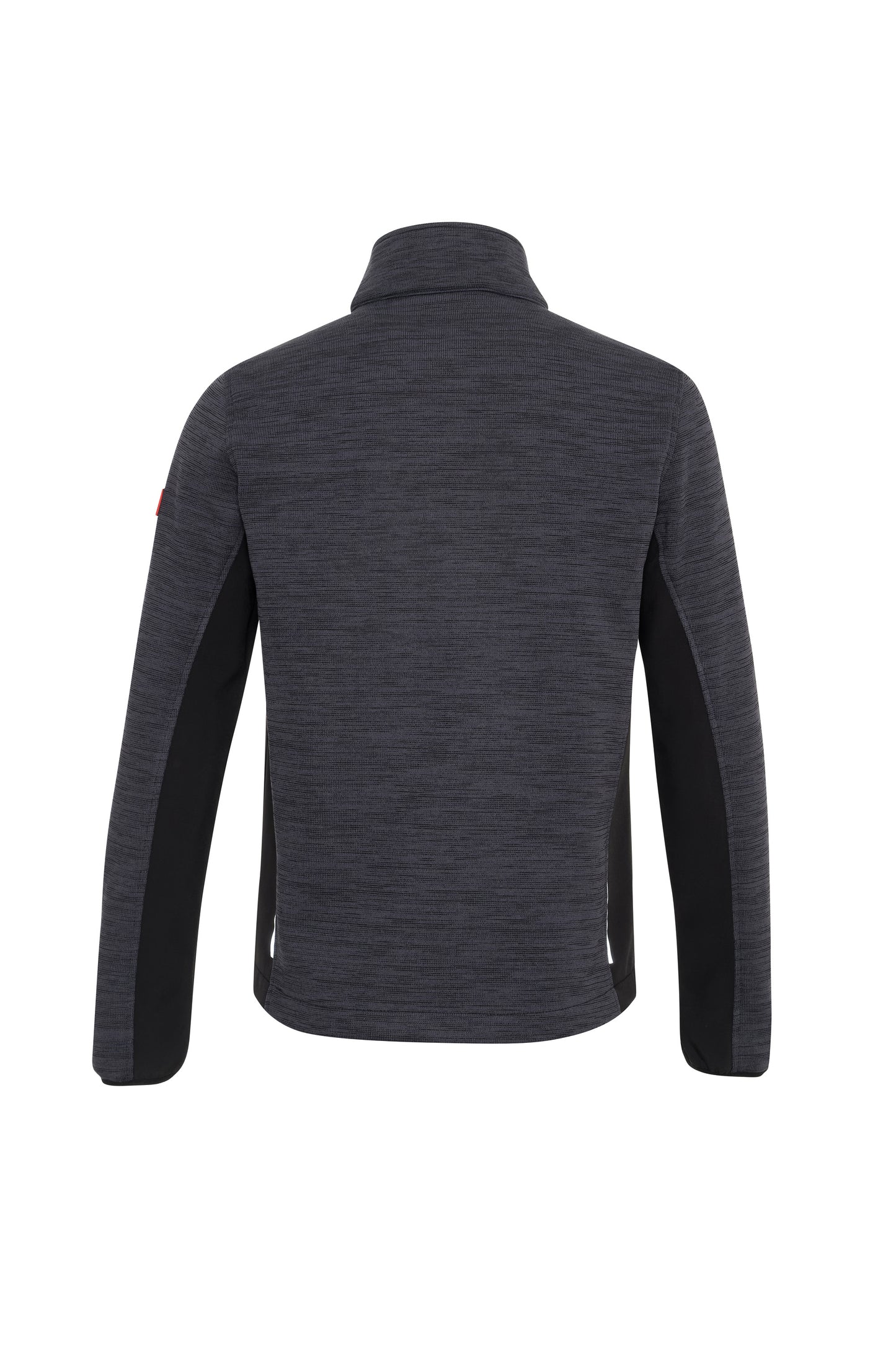 Ekimtex Fleece Jacke Grau Melange/Schwarz