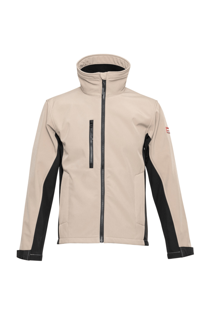 Ekimtex Softshelljacke Khaki/Schwarz