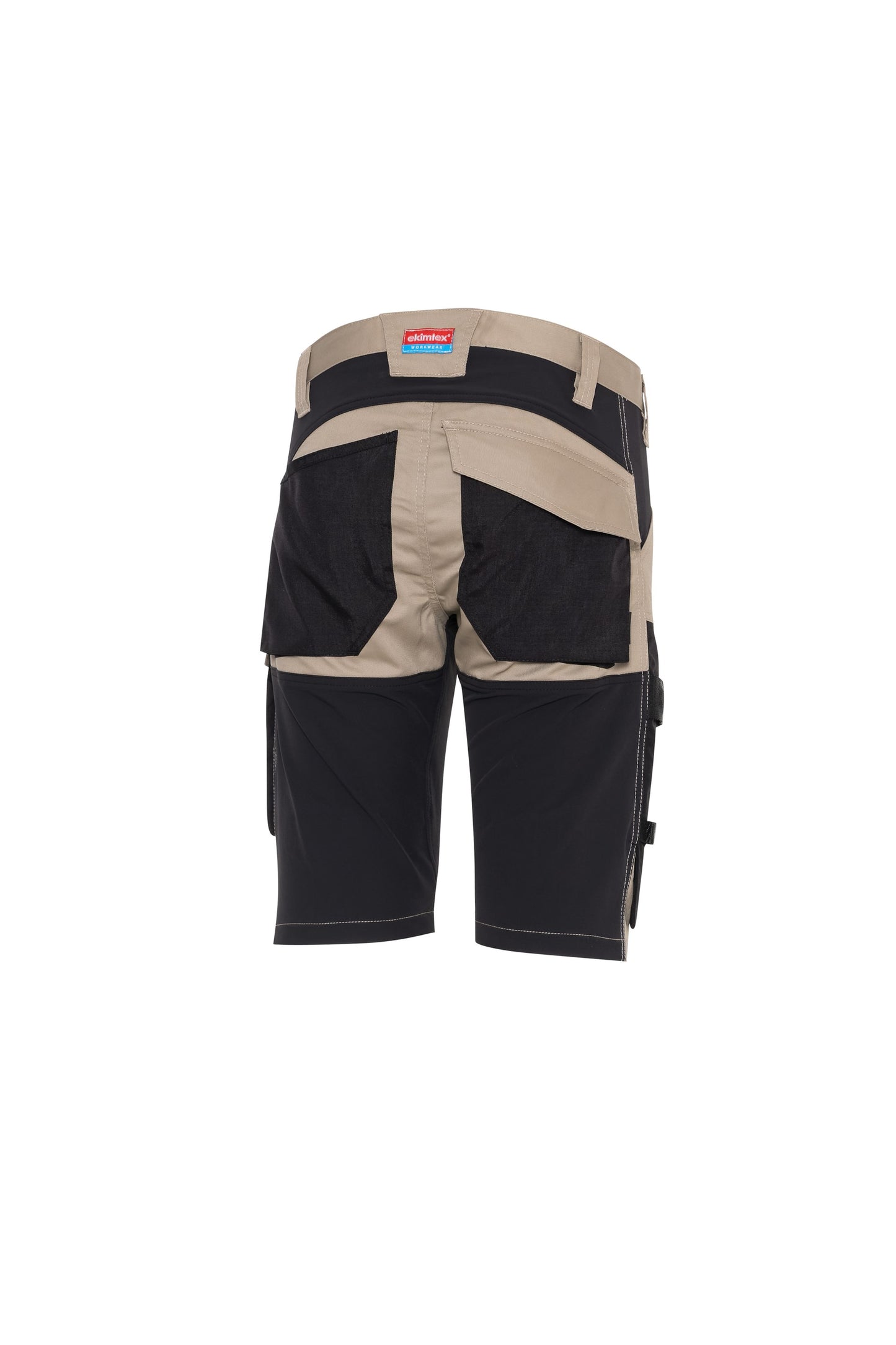 Ekimtex Premium Kurze Arbeitshose Khaki/Schwarz