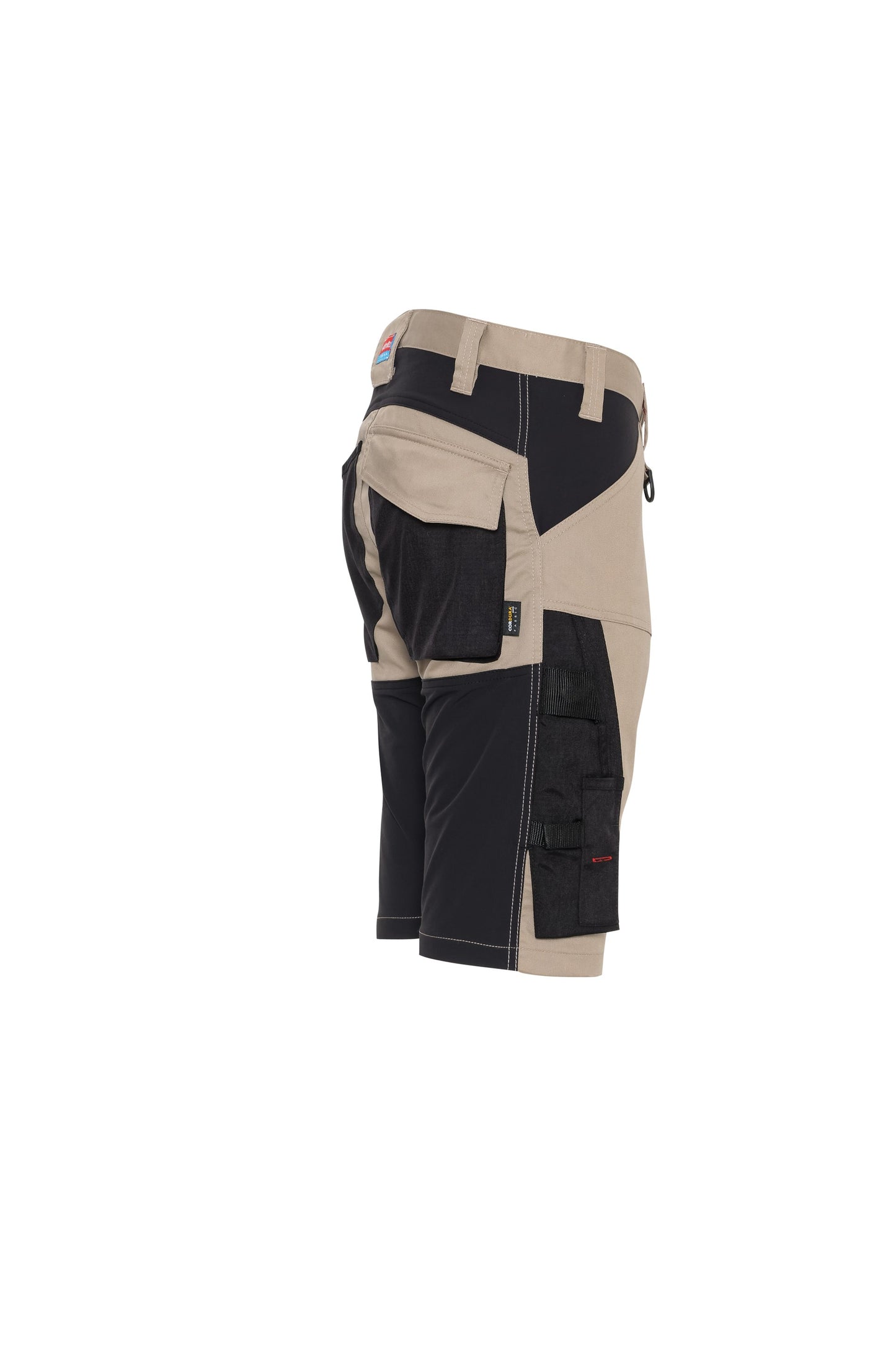 Ekimtex Premium Kurze Arbeitshose Khaki/Schwarz
