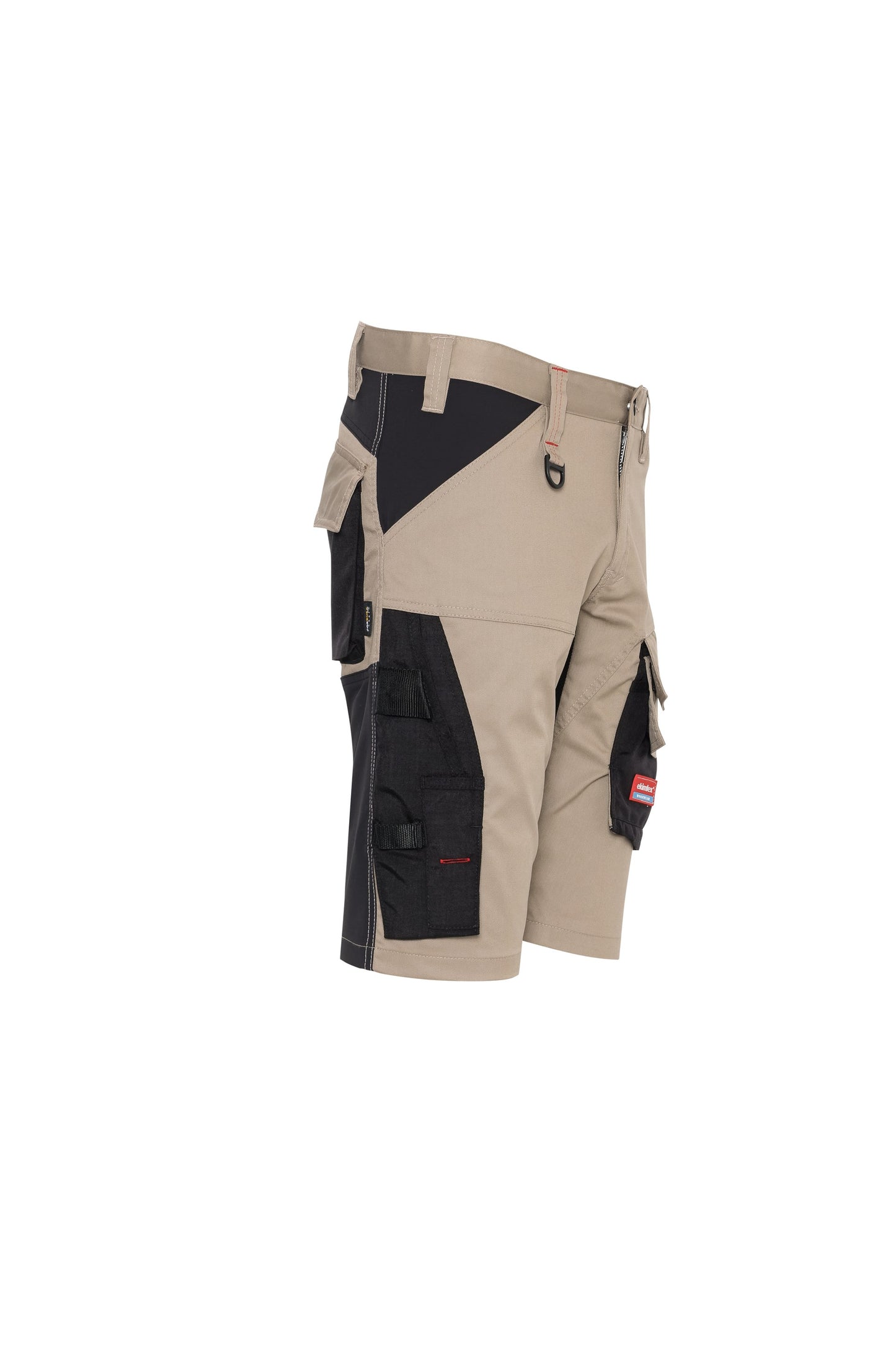 Ekimtex Premium Kurze Arbeitshose Khaki/Schwarz