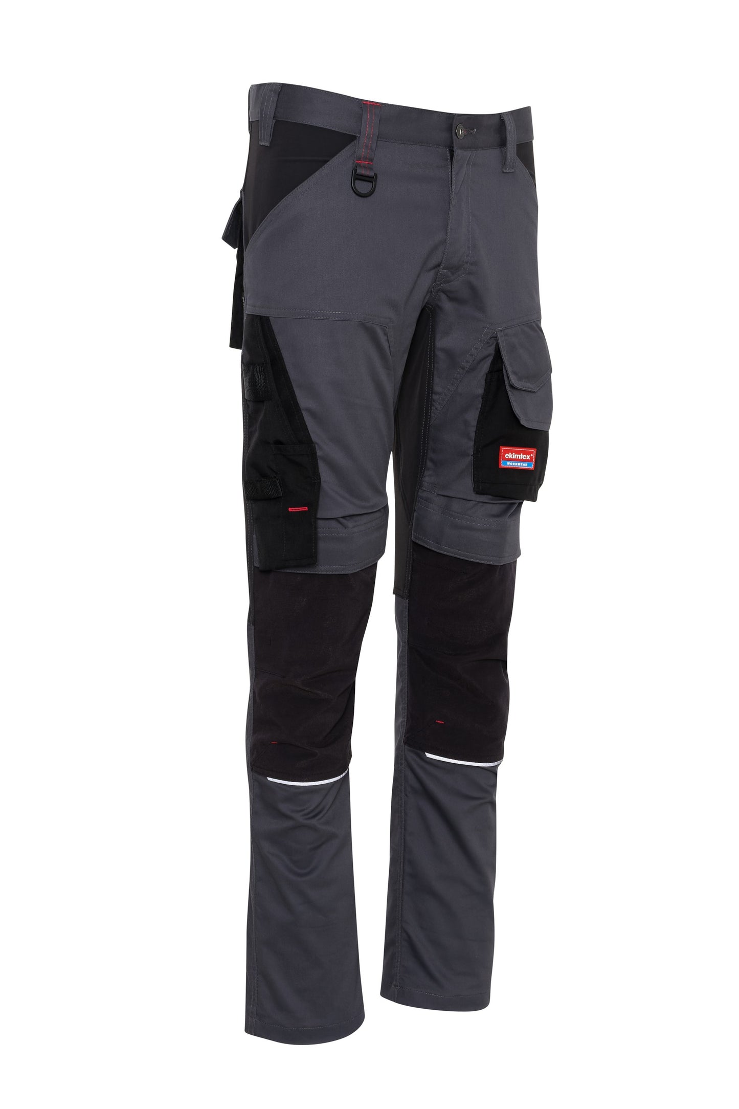 Ekimtex Premium Stretch Arbeitshose Grau/Schwarz