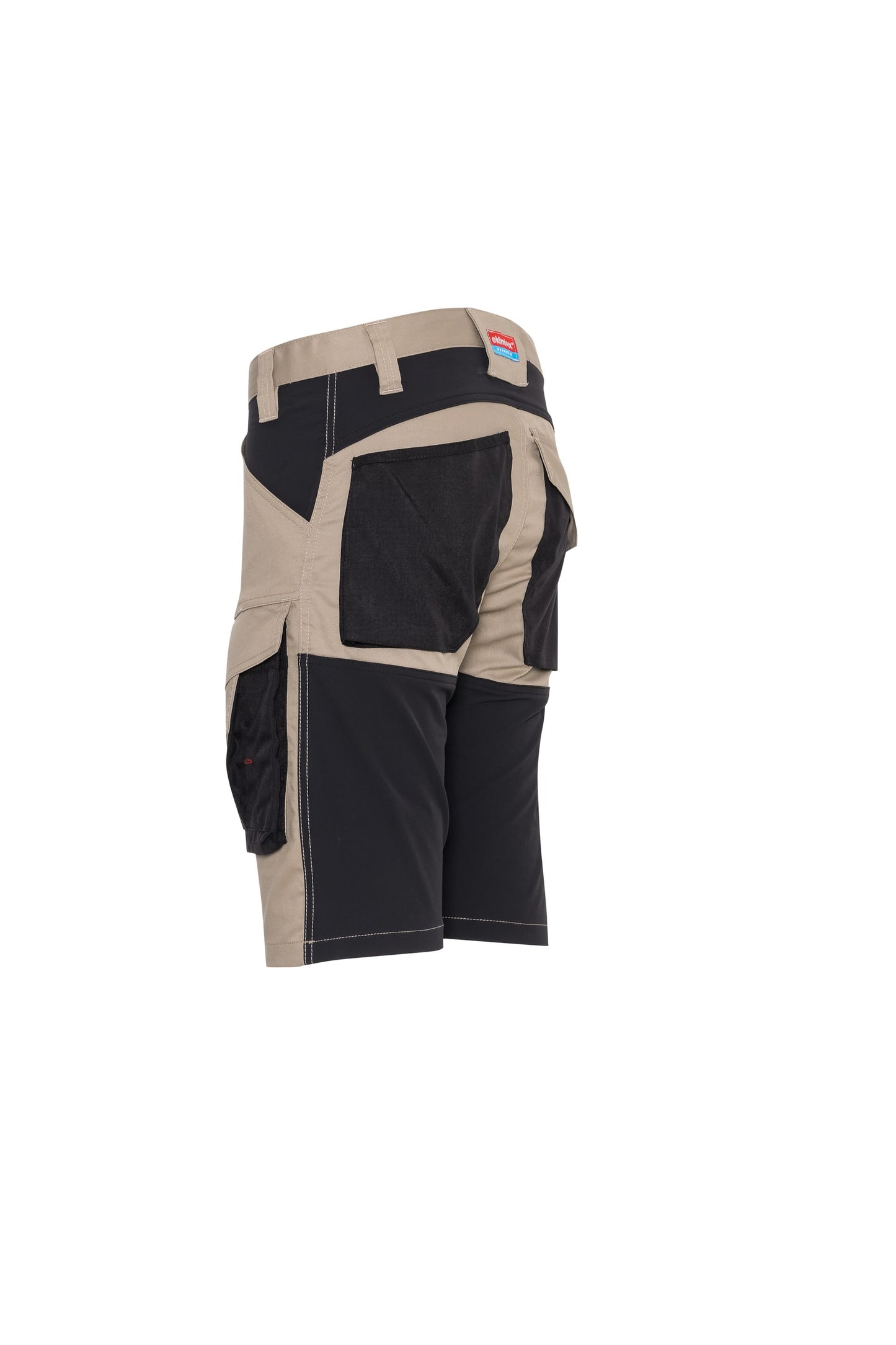 Ekimtex Premium Kurze Arbeitshose Khaki/Schwarz