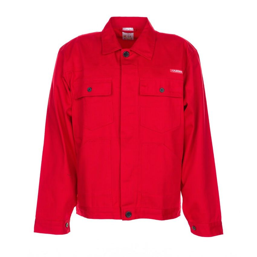Planam BW345 Bundjacke, Mittelrot