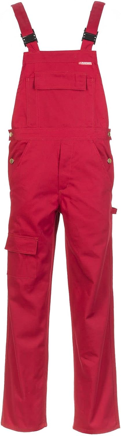 Planam Latzhose MG300, 35/65%, 300 g/m², rot