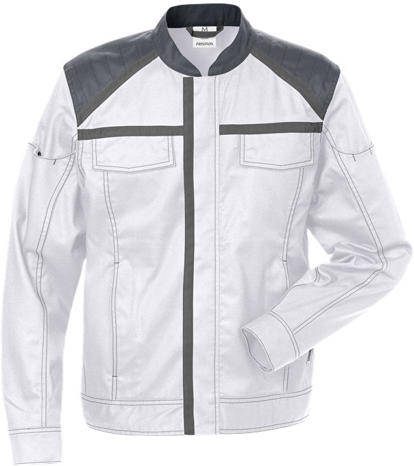 Fristads 129529 Damenjacke 4556 STFP Weiß/Grau