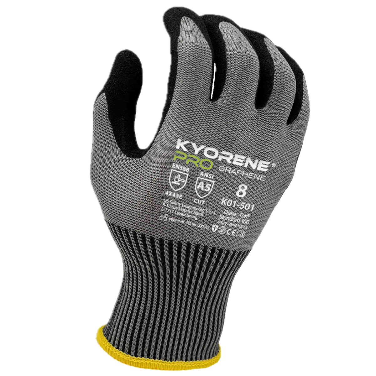 Kyorene K01-501 Schnittschutz Handschuhe, 12 Paar Packung