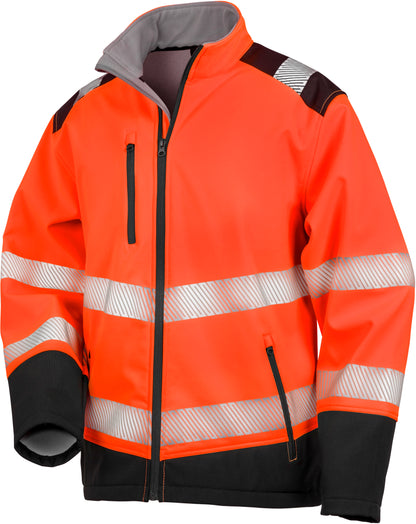 Result Sicherheits Hi-Vis Softshell Jacke