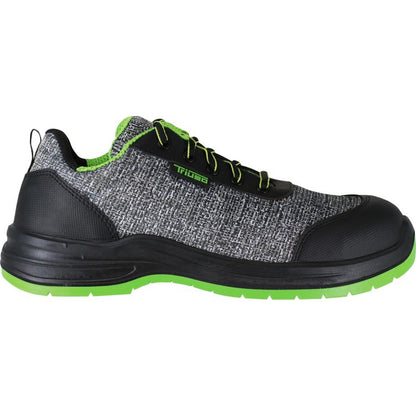 Triuso Halbschuh Massa S1P PU/PU - Grau/Grün