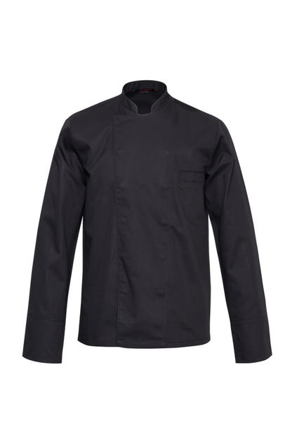 Ekimtex Kochjacke mit Druckknöpfen - Langarm