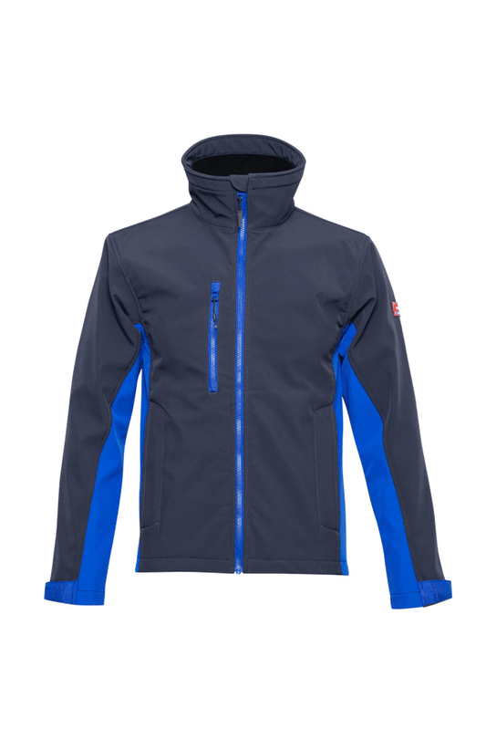 Ekimtex Softshelljacke Marine/Royalblau
