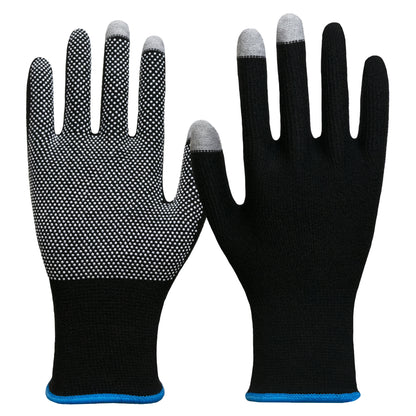 Nitras 6102 Smart Swipe Noppenstrickhandschuhe, 10 Paar Packung