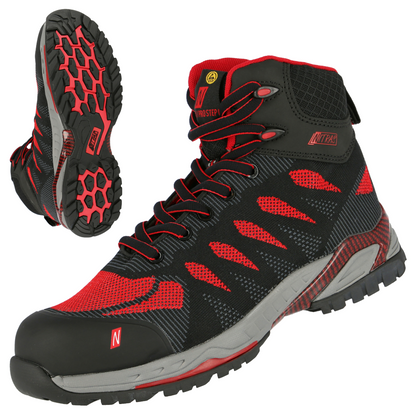 Nitras 7411 Pro Step MID leichter S1P Sicherheitsstiefel ESD/SRC